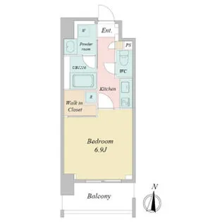 シーズンフラッツ矢場【9階】の間取り