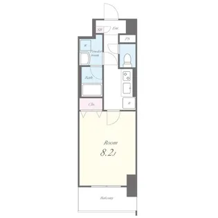 ウィステリアフロリバンダ【606号室】の間取り