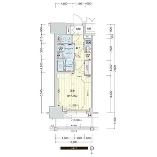 プレサンス桜通ザ・タイムズ【4階】の間取り