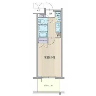 パルティール上前津【10階】の間取り