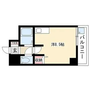 タウンエステート新栄【8階】の間取り