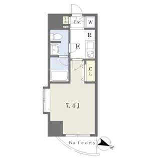 カレント新栄【10階】の間取り