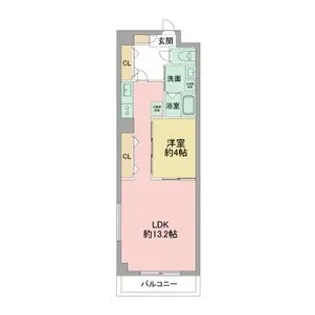 パークサイト泉【503号室】の間取り