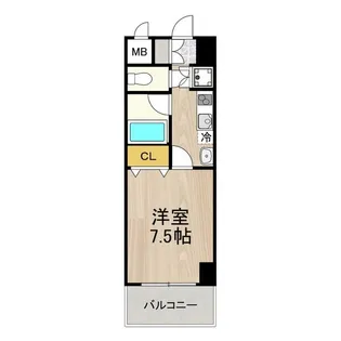 CITY SPIRE 名駅北【6階】の間取り