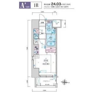 リヴシティ栄【11階】の間取り