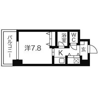 AXIS桜通内山【7階】の間取り