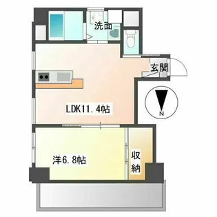 サン・サカエビル【201号室】の間取り