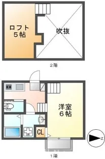 Creo中村公園【2階】の間取り