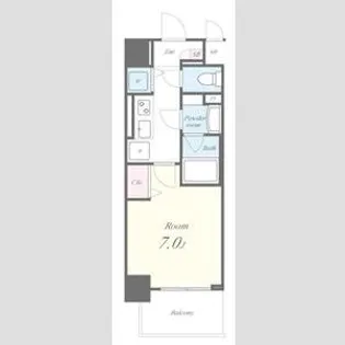 ル・シエル大秋【4階】の間取り