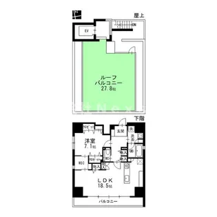 サンシャイン大須【11階】の間取り