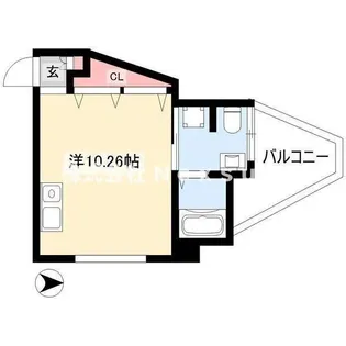フローラル尾頭橋【503号室】の間取り