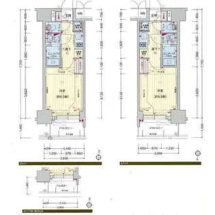 プレサンス丸の内レジデンスⅢ【6階】の間取り