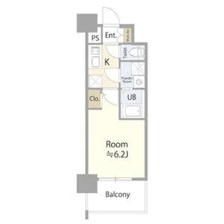 エスリード上前津LIVIA【7階】の間取り