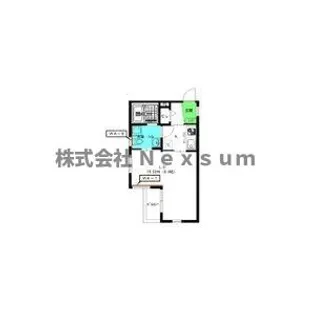 アコモ元中村【4階】の間取り