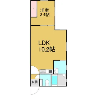 ナビオ15【4階】の間取り