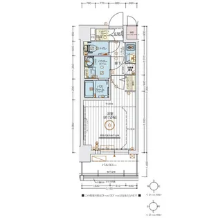 エステムコート名古屋サウスネクスト【3階】の間取り