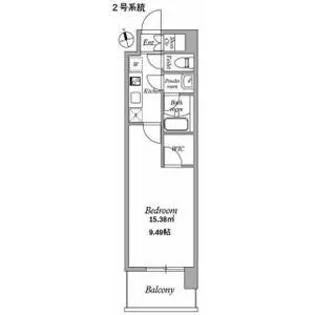 レジデンシア今池【4階】の間取り