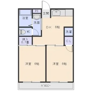 佐藤第一ビル【502号室】の間取り