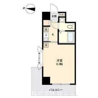 La Douceur新栄【1401号室】の間取り