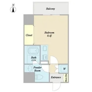 プリヴィアーレ金山【4階】の間取り