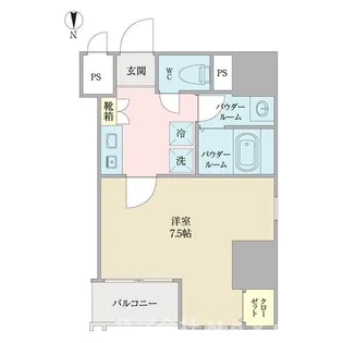 アルテミス平和【8階】の間取り