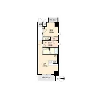 ファインブルーム新栄【8階】の間取り