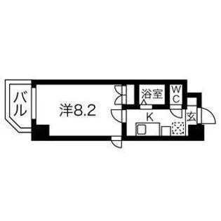 プログレッソ鶴舞【6階】の間取り