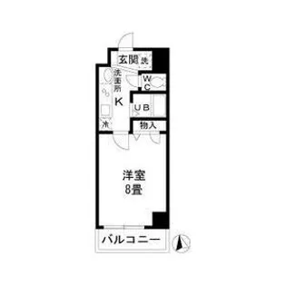 プラーチド【8階】の間取り