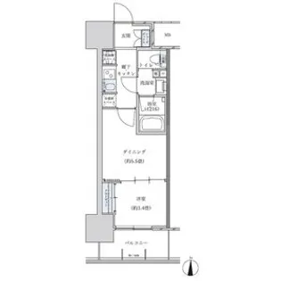 パークアクシス名古屋山王【12階】の間取り
