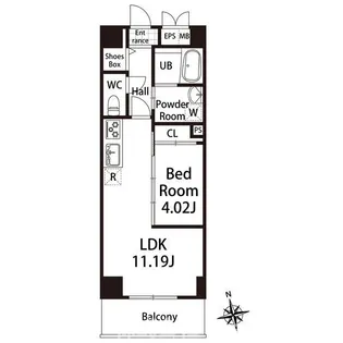 GRAN DUKE東桜【5階】の間取り