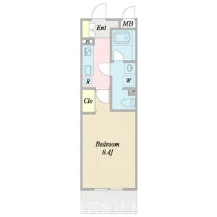 オークスクエア吹上【5階】の間取り