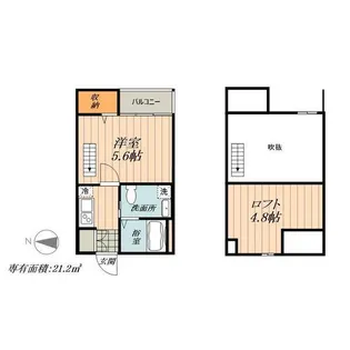 liberte【1階】の間取り