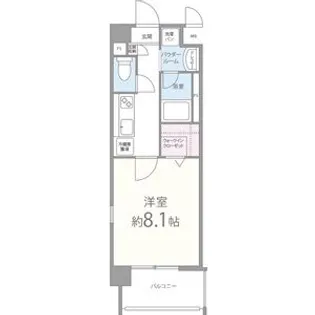 サルデーニャ【4階】の間取り