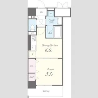 セレブレイト葵【7階】の間取り