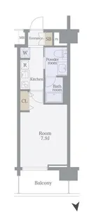 東京都台東区蔵前4丁目【マンション】の間取り