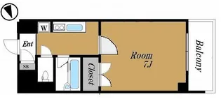 東京都新宿区四谷三栄町【マンション】の間取り