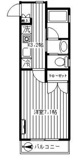 東京都大田区大森東2丁目【マンション】の間取り