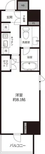 東京都江東区亀戸6丁目【マンション】の間取り