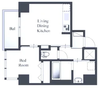 東京都墨田区本所1丁目【マンション】の間取り