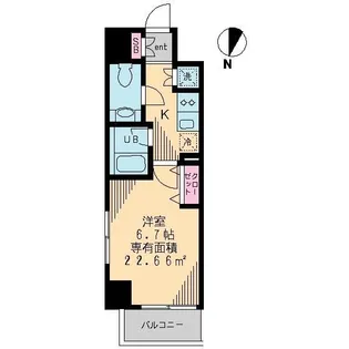 東京都足立区千住寿町【マンション】の間取り