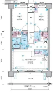 東京都足立区千住緑町1丁目【マンション】の間取り