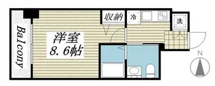 東京都墨田区亀沢4丁目【マンション】の間取り