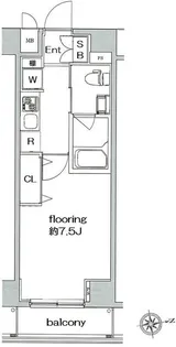 東京都江東区亀戸5丁目【マンション】の間取り
