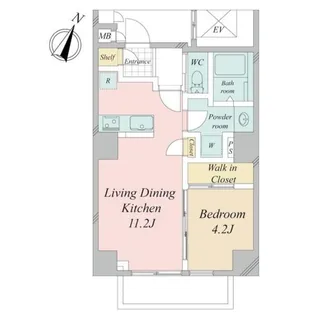 東京都荒川区西日暮里5丁目【マンション】の間取り