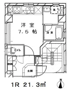 東京都江東区新大橋3丁目【マンション】の間取り