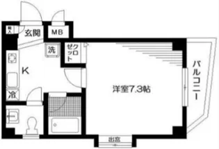 東京都杉並区下高井戸3丁目【マンション】の間取り