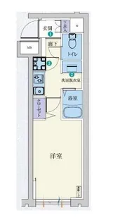 東京都新宿区西早稲田1丁目【マンション】の間取り