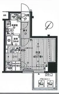 東京都台東区三ノ輪1丁目【マンション】の間取り