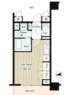 東京都千代田区神田錦町1丁目【マンション】の間取り