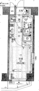 東京都台東区鳥越2丁目【マンション】の間取り
